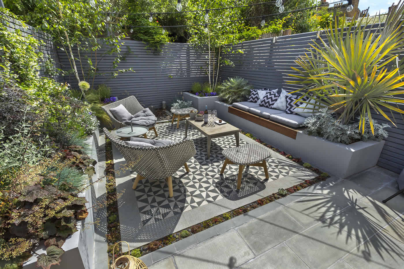private small garden design outdoor room ideas courtyard london